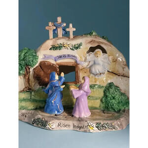 EASTER PASSION SCENE CANDLE HOUSE